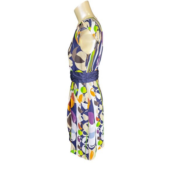 Moulinette Soeurs Anthropologie dress sheath abstract geometric print sz 2 Dd533 - Picture 6 of 12